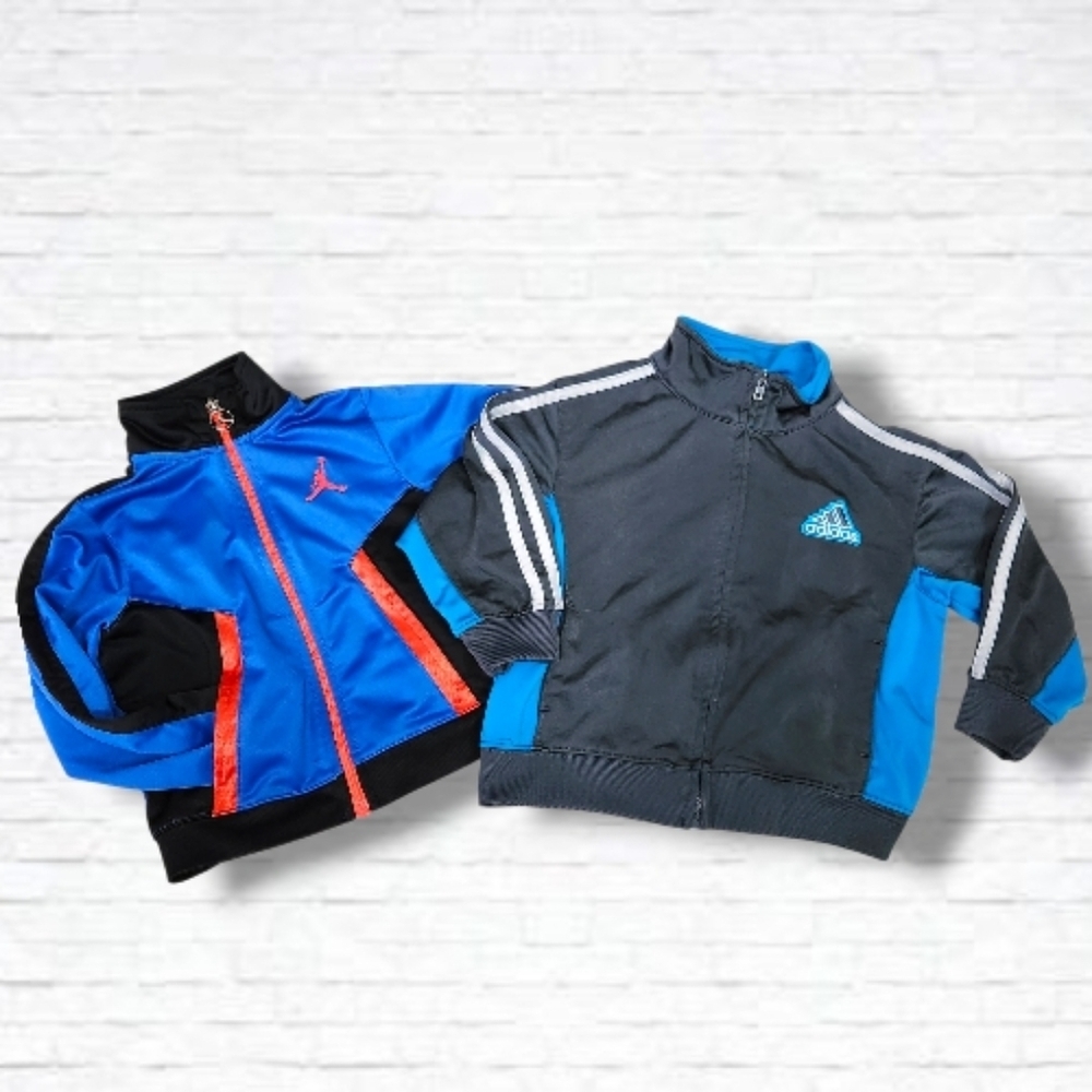 Toddler Adidas, Air Jordan Track Jacket 2 Piece Bundle Size 2-3T